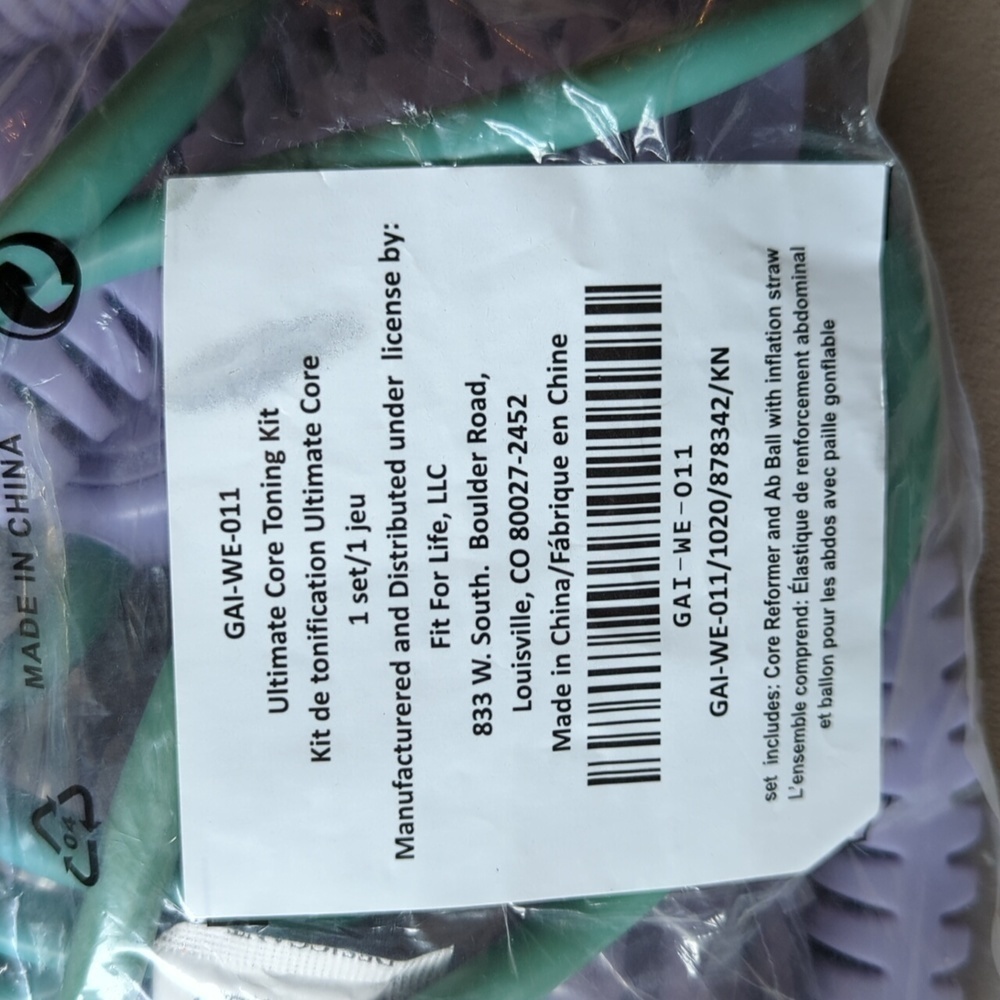 GAIAM Studio Select Ultimate Core Toning Kit New Say Yes To A Better You - Picture 5 of 7